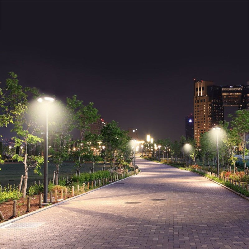 V-TAC Lampada Solare a palo LED da giardino 10W con Sensore di movimento, Telecomando e timer IP65 4000K V-TAC Lampada Solare a palo LED da giardino 10W con Sensore di movimento, Telecomando e timer IP65 4000K